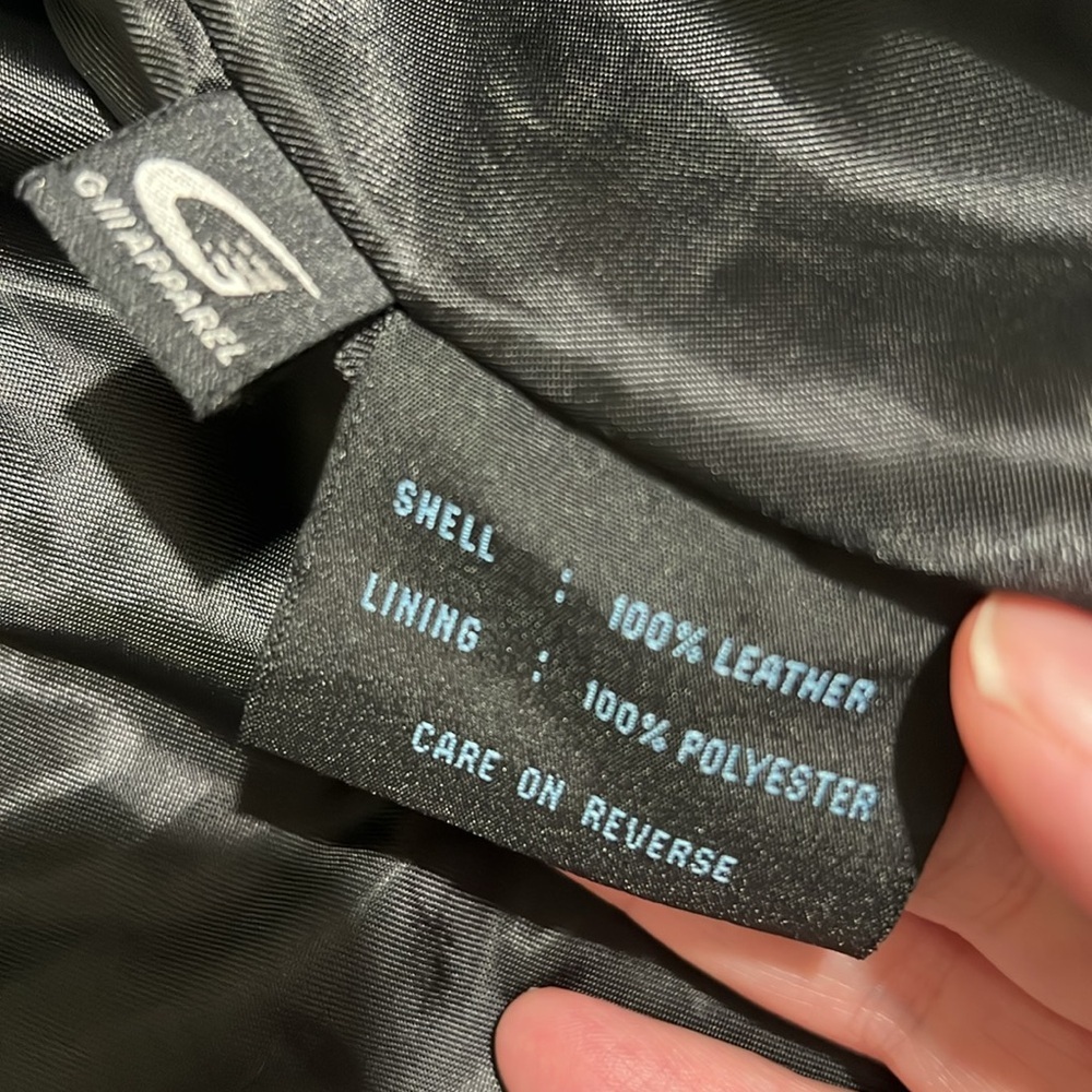 Kenneth Cole Reaction - Black Leather Jacket‎ - Picture 12 of 12